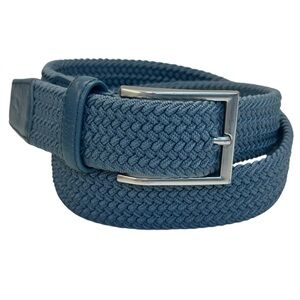 KJUS Classic Webbing Belt Wide Unisex Golf Belt Blue Small